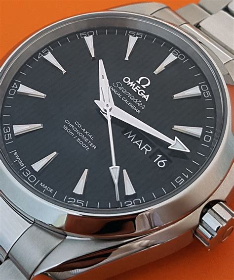 omega seamaster aqua terra annual calendar replica|omega seamaster watches.